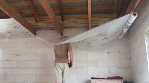 Пароизоляция потолка