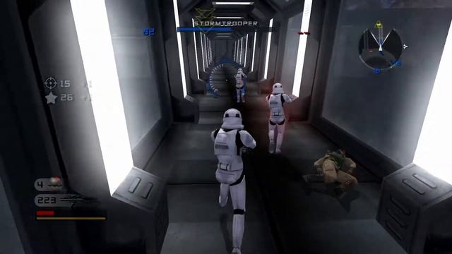 Star Wars Battlefront 2 (2005) Walkthrough Part 6 - Death Star Prison Break смотреть онлайн