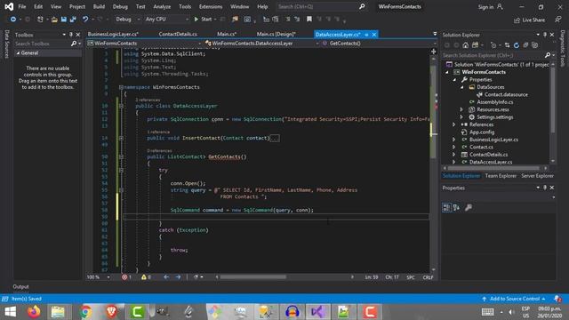 Aprendé C# desde cero: Cómo escribir un CRUD en C# con WinForms + SQL Server смотреть онлайн