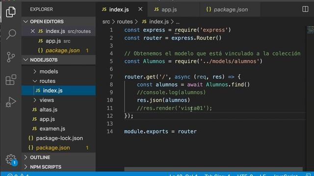 Node.js, MongoDB y JSON 7 смотреть онлайн