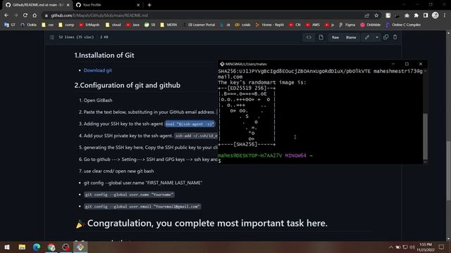 how to install git on windows 10 | how to configure git with github | how to setup git in windows 1 смотреть онлайн