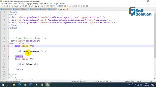 Bootstrap Bangla tutorial for beginners part 2 | E2Soft Solution смотреть онлайн