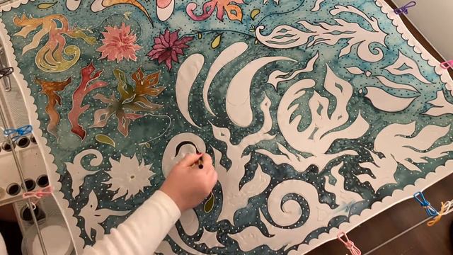 Timelapse Silk Painting смотреть онлайн