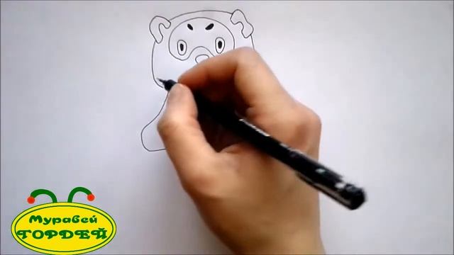 Как нарисовать Винни-Пуха смотреть онлайн