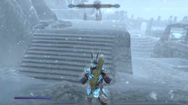 Skyrim, Clearing Out An Old Ruin In The Snowy Hills смотреть онлайн