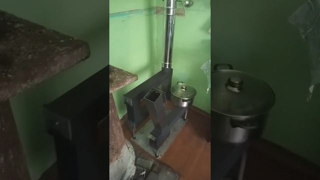 Печь мгновенной теплоотдачи и супер длительного горения,дрова,пелеты,кизяк,чурки,крупные опилки. смотреть онлайн