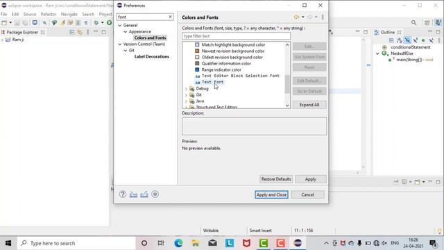 How to change font in eclipse / Java program/My smart learning смотреть онлайн