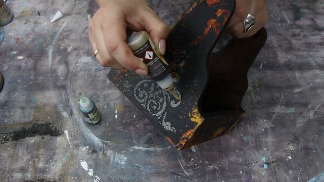 diy Ящик с пастами Pentart. Быстрый декор от @baseofart смотреть онлайн