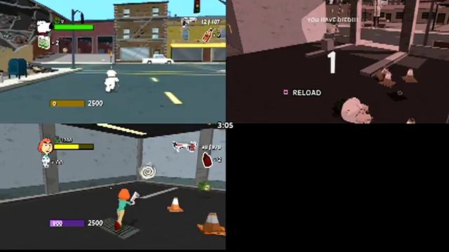 family guy Back To The Multiverse ps3 deathmatch gameplay W/ROY4LZ & Al theriault смотреть онлайн
