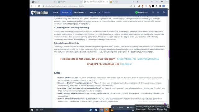 ChatGPT 4 free Accounts & Cookies Chat GPT's Unbelievable Feats смотреть онлайн