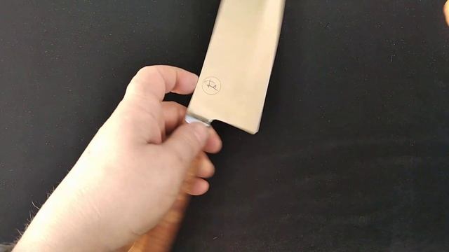 Большой сантоку. Нож кухонный из ELMAX. смотреть онлайн