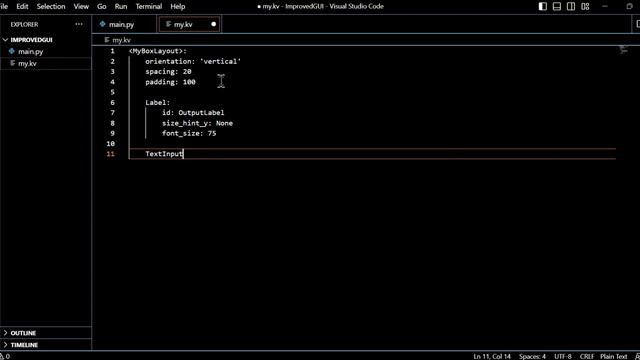 Box Layout, Input Boxes & Buttons- Creating Modern GUIs & Apps with Python Kivy Tutorial #2 смотреть онлайн