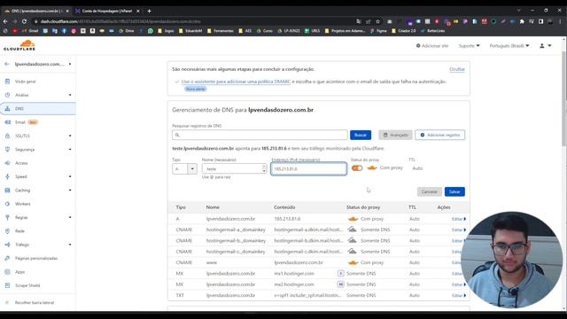 Como CRIAR um SUBDOMÍNIO e apontar o DNS com a cloudflare смотреть онлайн