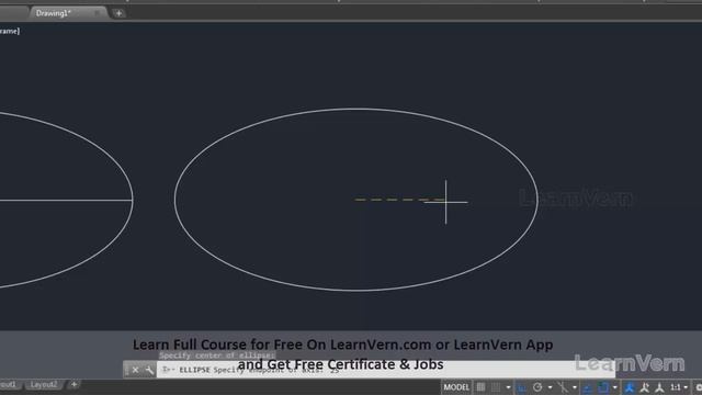 How to Draw an Ellipse in AutoCAD? - Dimension Ellipse in AutoCAD in Hindi Free on LearnVern смотреть онлайн