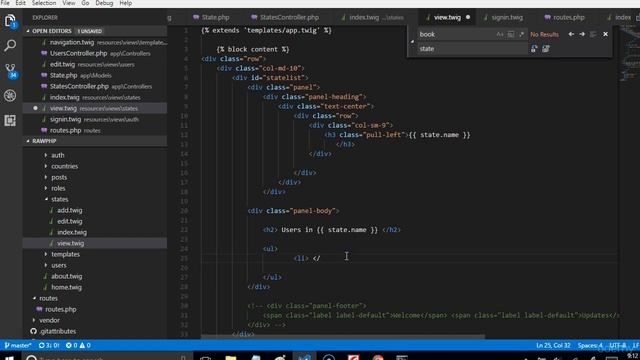 Web Development Course laravel 5.5 ORM and Raw PHP | Generate states view смотреть онлайн