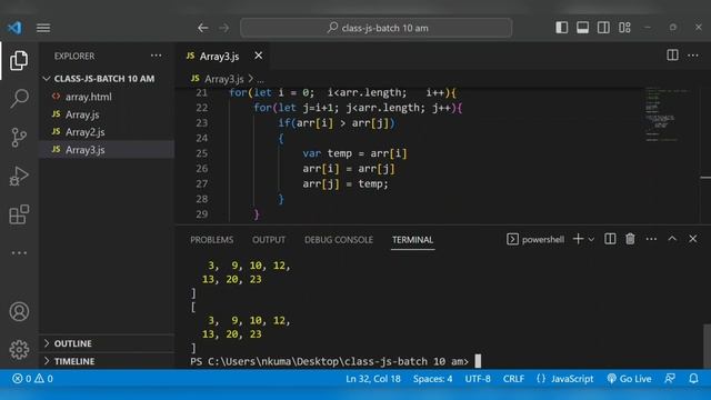 Learn JavaScript | Arrays Basic | Destructuring Arrays | Coder Banjao смотреть онлайн