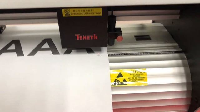 Teneth Guide video : TK1350L cutting plotter with coreldraw смотреть онлайн