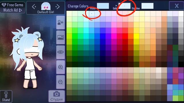 Идеи причёсок для девочек gacha club + Аксессуары смотреть онлайн