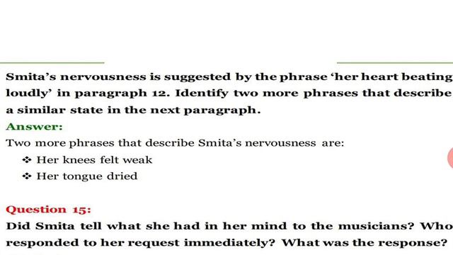 Class-10 Unit-5 The Concert Questions-Answers смотреть онлайн