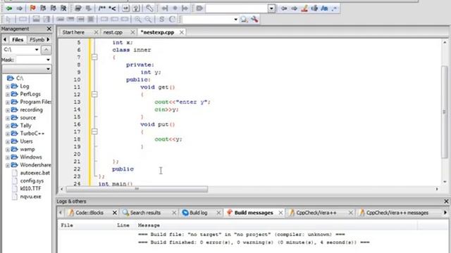 Nested class in c++ or inner class in c++ in hindi | urdu chap-7 смотреть онлайн