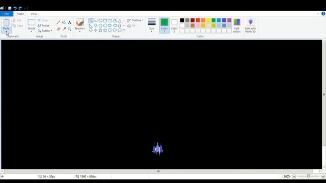 Galaxy Attack Space Pixel ALL BOSSES in MS Paint смотреть онлайн