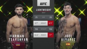 Арман Царукян vs Йоэль Альварес: Полный бой