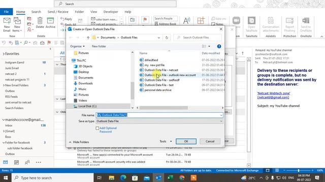 How to Create Archive Folder in Outlook смотреть онлайн