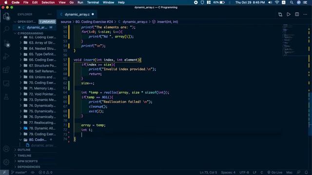 Coding Exercise 24 (Dynamic Array) | C Programming Tutorial in Nepali #80 смотреть онлайн