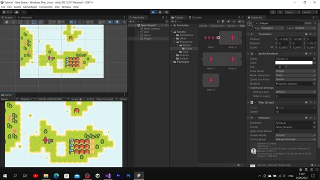 СОЗДАНИЕ AIR BATTLE НА UNITY || Урок #2 - Управление и многое другое смотреть онлайн