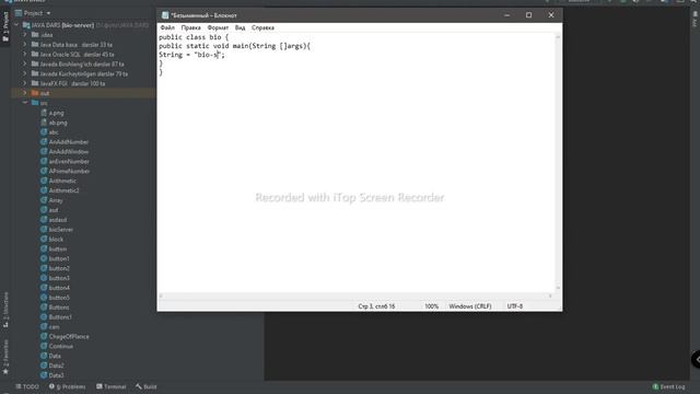 bio-server: java programming - write a program in a notebook ☣ смотреть онлайн