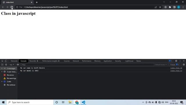 The Modern JavaScript Tutorial | Part 23 | Class in JavaScript | Tech Quick Learner смотреть онлайн