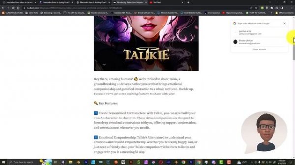UNVEILED! Mercedes Benz, ChatGPT and an emotional AI Assistant Talkie AI - AI Updates
