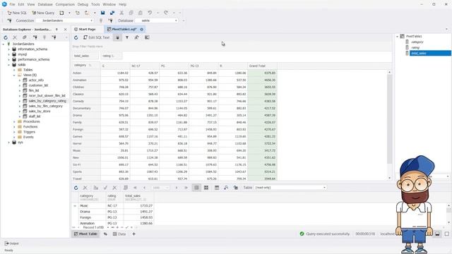 MySQL Pivot Table: Pivot Data in a Few Clicks! (dbForge Studio) смотреть онлайн