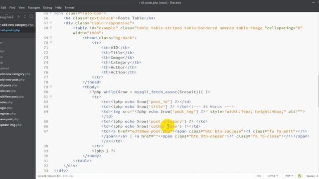 CMS Project In PHP & MYSQLI | | Part 6 | | Display Posts | | Khalid Coding смотреть онлайн