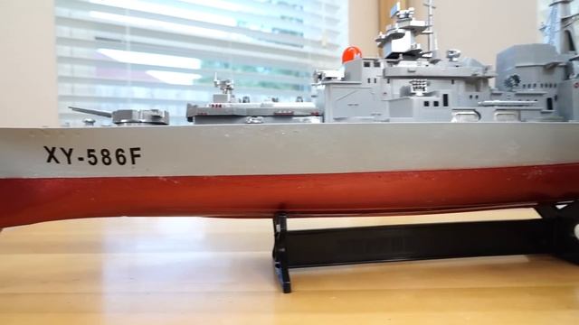 Float Or Sink? Military Navy Crusier Toy Boat