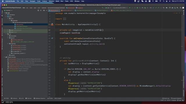 Android modern infinity scroll banner image slider using ViewPager2 step by step kotlin tutorial смотреть онлайн