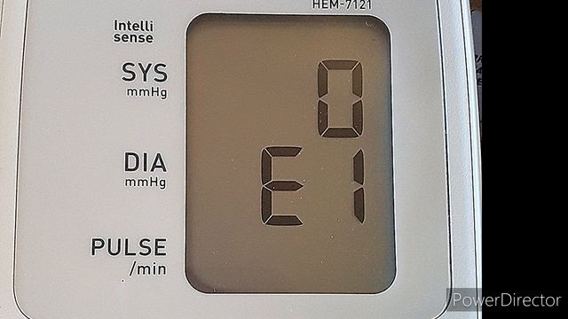 OMRON Automatic BP Displays Error. смотреть онлайн