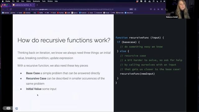 JavaScript the Hard Parts: Exploring Recursion in JavaScript смотреть онлайн
