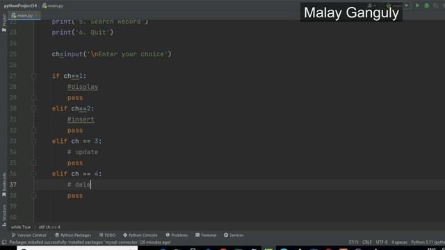 Python MySQL CRUD Operation, Batch Processing, GUI Development Using Python смотреть онлайн