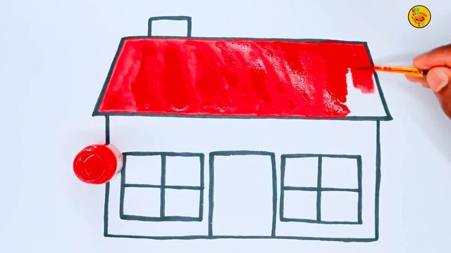 HOW TO MAKE A HOUSE DRAWING VERY EASY STEP BY STEP смотреть онлайн