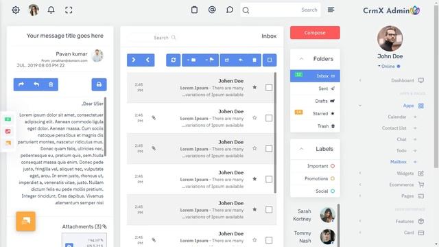 CRM Admin Dashboard Template Bootstrap 5 with RTL Light Theme смотреть онлайн