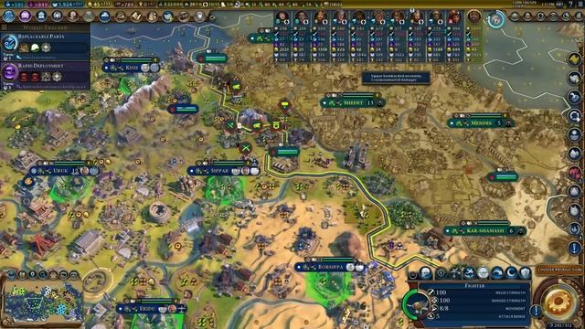 Civ 6 | Hands Down, The AI Blindsided Me With This Move!!! – (#5 Deity++ Sumeria Civilization VI) смотреть онлайн