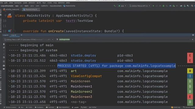 kotlin android new android studio dolphin is amazing logcat in hindi/ android studio dolphin logcat смотреть онлайн