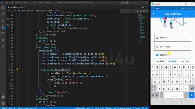 2023 - How to create user with email and password | flutter firebase auth | firebase authentication смотреть онлайн