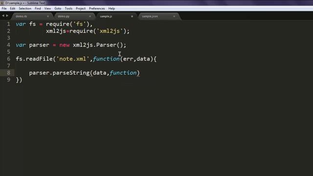 NodeJS Read XML File смотреть онлайн