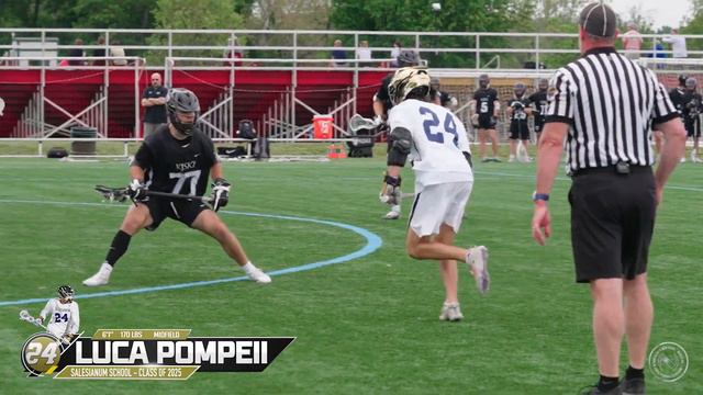 Luca Pompeii Spring 2023 Lacrosse Highlights (Class of 2025), Salesianum School смотреть онлайн
