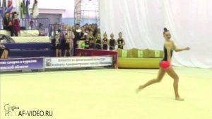 Травкина Ульяна. Мяч. Всероссийские соревнования «Виктория» ОФСОО «Авангард». 06.12.22г