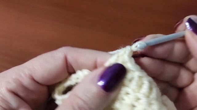 Шарф на пуговицах крючком. смотреть онлайн