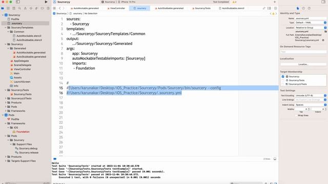 Swift - Pods - Sourcery смотреть онлайн