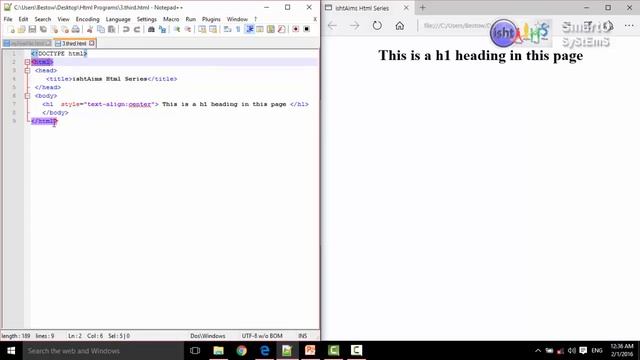 8 Tag Properties In Html смотреть онлайн